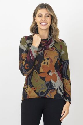 Top with snood-tops-Gaby's