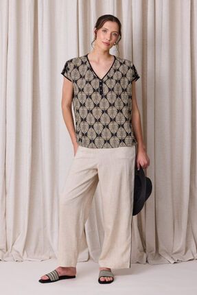 Gaby printed top-tops-Gaby's