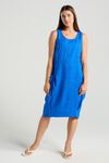 Lillian bubble hem s/less dress