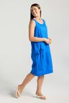 Lillian bubble hem s/less dress