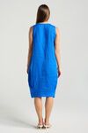 Lillian bubble hem s/less dress