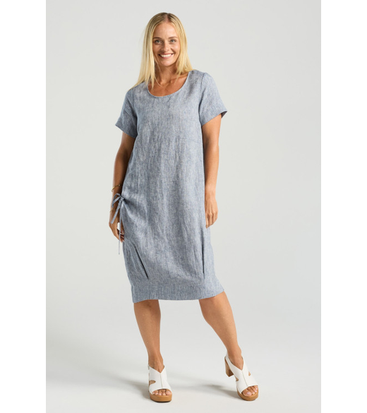 Sabina bubble hem dress