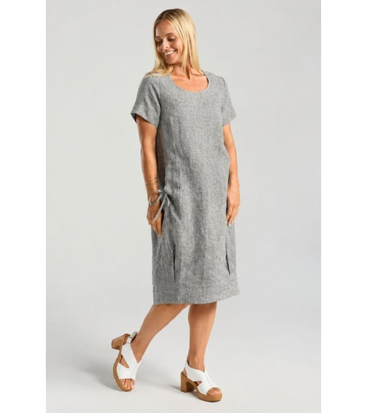 Sabina bubble hem dress
