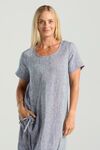 Sabina bubble hem dress