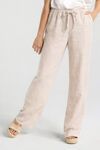 Leila cross dye linen pant