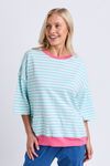 Mazie stripe ringer sweat