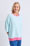 Mazie stripe ringer sweat
