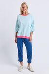 Mazie stripe ringer sweat