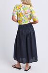 Flair shirred skirt