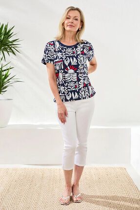 Crew neck top-tops-Gaby's