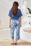 Flowy wide crop pant