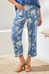 Flowy wide crop pant