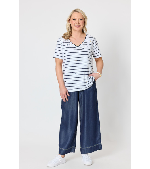 Marina stripe tee