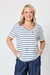 Marina stripe tee
