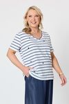 Marina stripe tee
