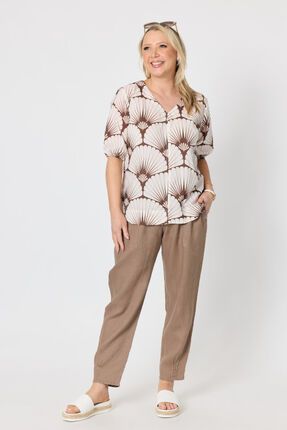 Tuscan print top-tops-Gaby's