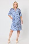 Monterey print dress