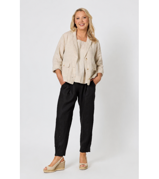 Danielle linen jacket