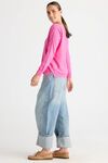 Button boat neck