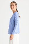 Button boat neck