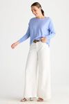 Button boat neck