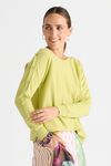 Button boat neck