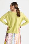 Button boat neck