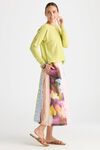Button boat neck