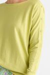 Button boat neck