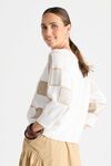 Patch pointelle top