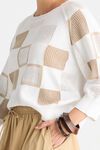 Patch pointelle top