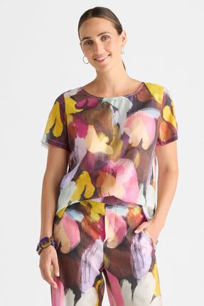 Pattern clash top-tops-Gaby's