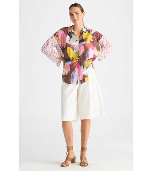 Pattern clash shirt