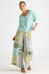 Contrast cuff top