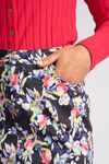 Poppy printed skirt