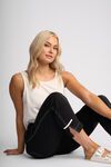Tone ankle grazer pant