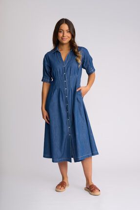 Addie button up dress-dresses-Gaby's