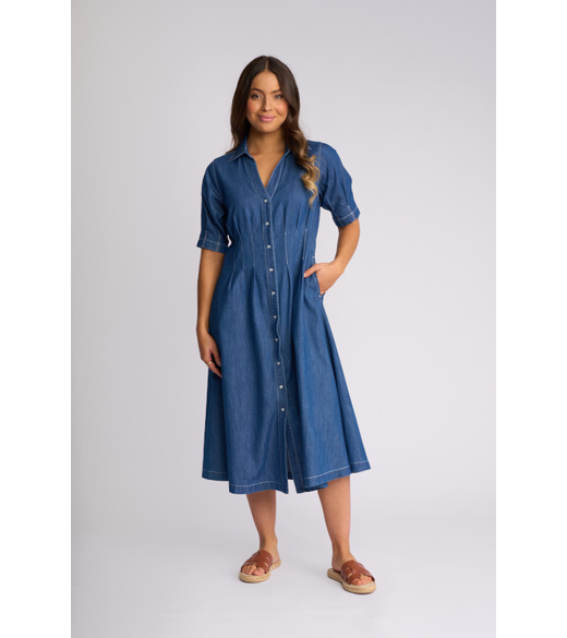 Addie button up dress