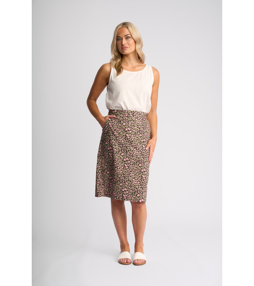 Frankie flat front skirt