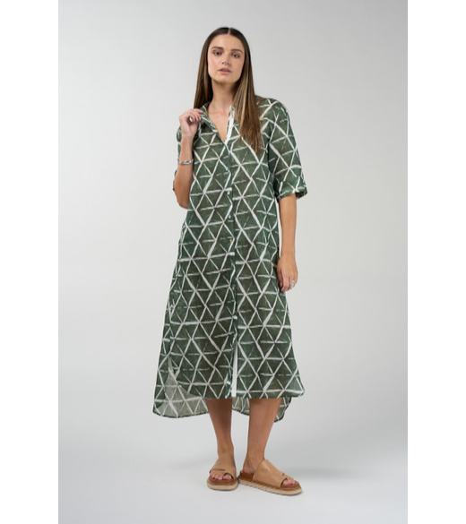 Prism shirt dress