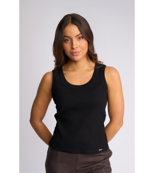 Riviera scoop neck tank