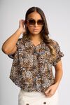 Addison button front top