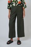 Wide leg linen pant