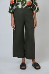 Wide leg linen pant