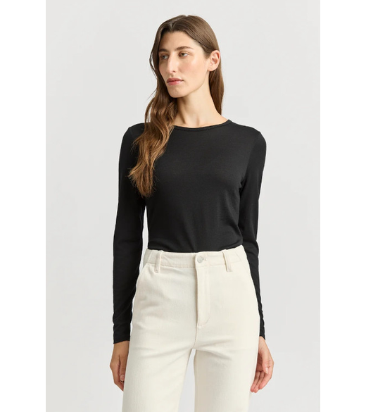Merino crew top