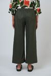 Wide leg linen pant