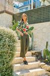 Wide leg linen pant