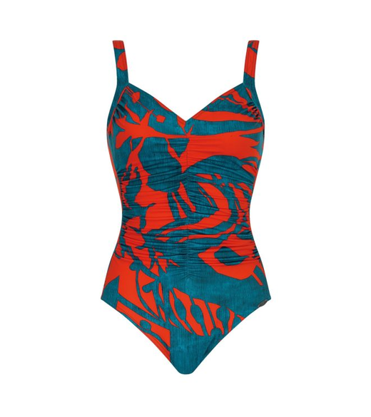 Ruched front swimsuit