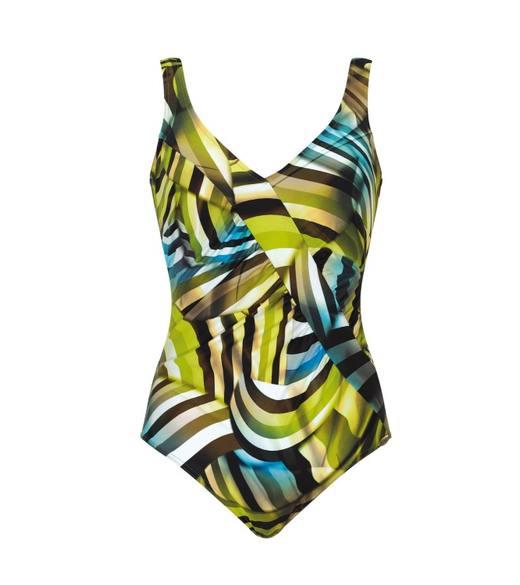 Crossover effect swimsuit