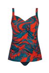 Ruched front tankini